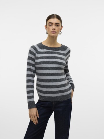 VERO MODA Pulover 'Doffy' | siva barva: sprednja stran