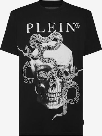 Philipp Plein - Camiseta 'Snake' en negro: frente