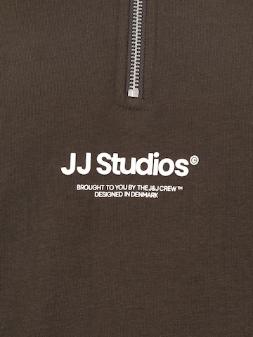 JACK & JONES Sweatshirt 'JJESOHO' in Bruin