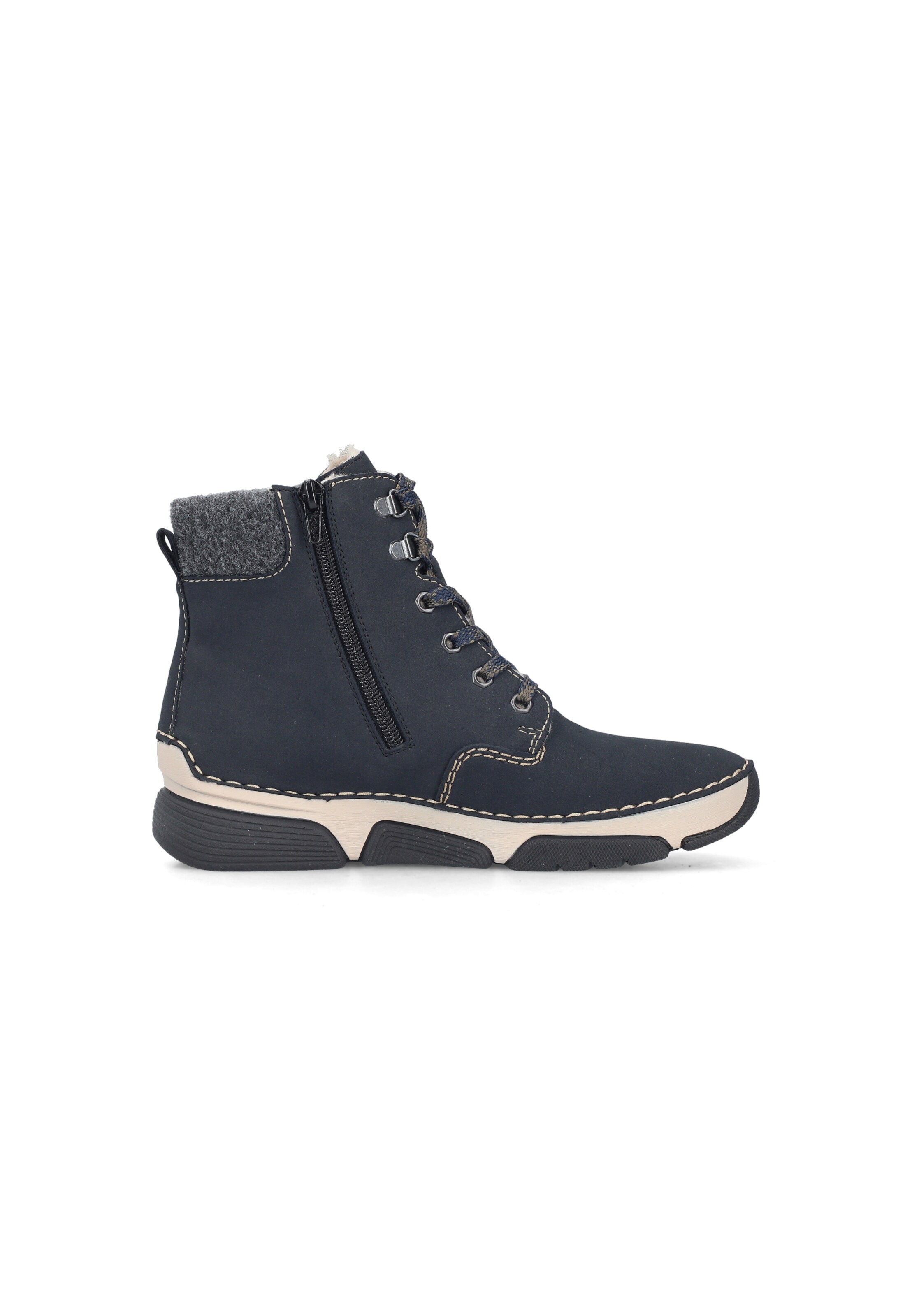 Bottines à lacets Rieker en bleu