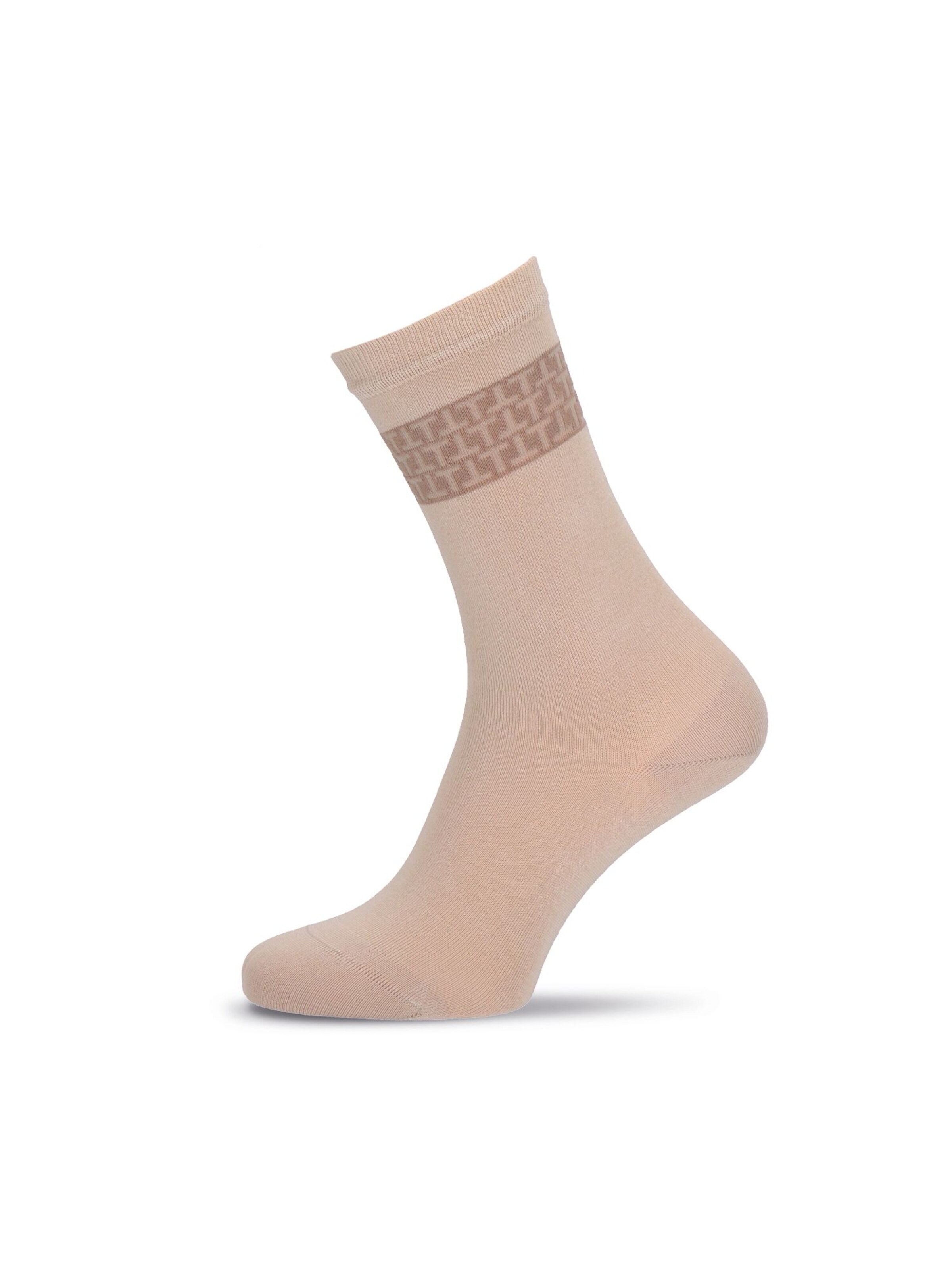 Tamaris Socks in Beige: front