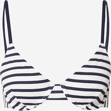 ESPRIT T-shirt Bikinitop 'HAMPTONS BEACH' in Blauw: voorkant