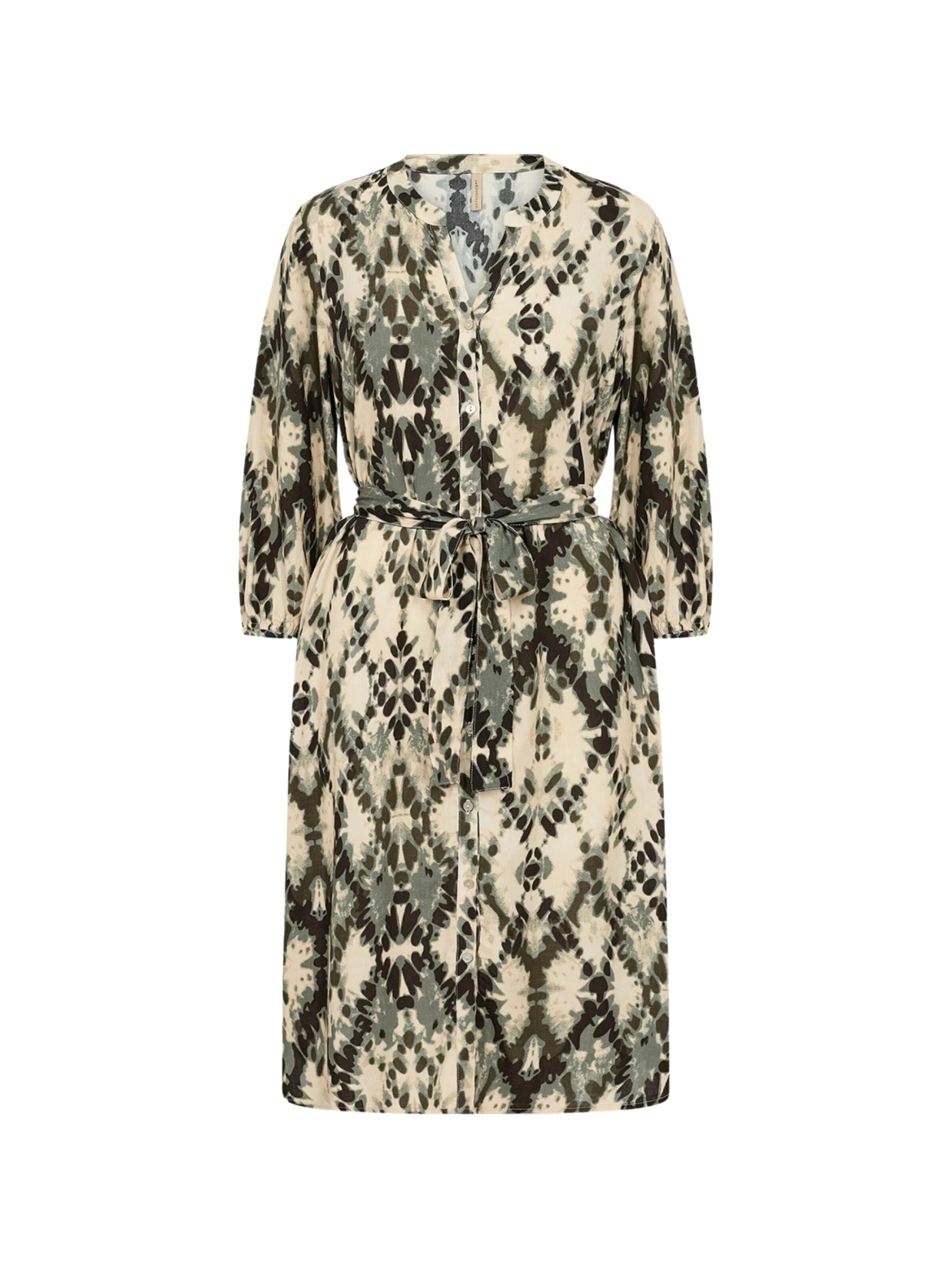 Soyaconcept Blousejurk ' SC-PONTIDA 3 ' in Beige: voorkant