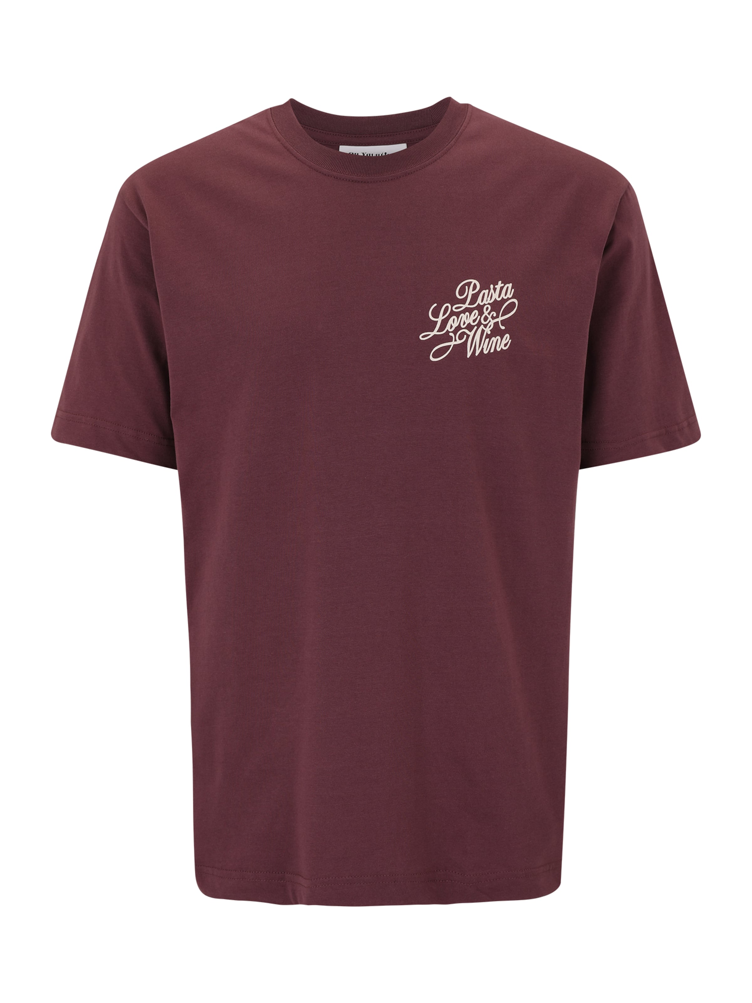 On Vacation Shirt 'Joys of Life' in Red: front