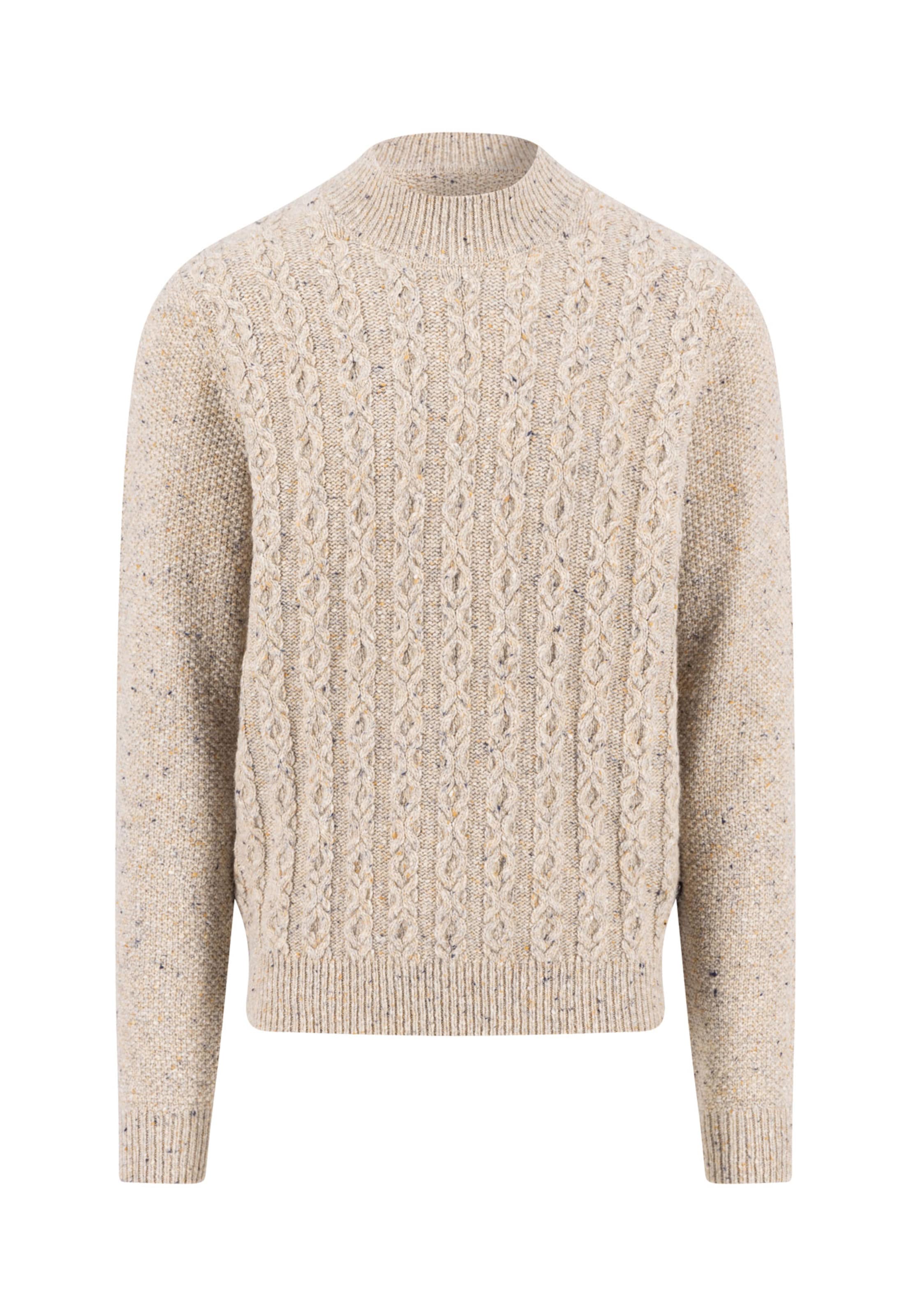 FYNCH-HATTON Pullover in Beige: Vorderseite