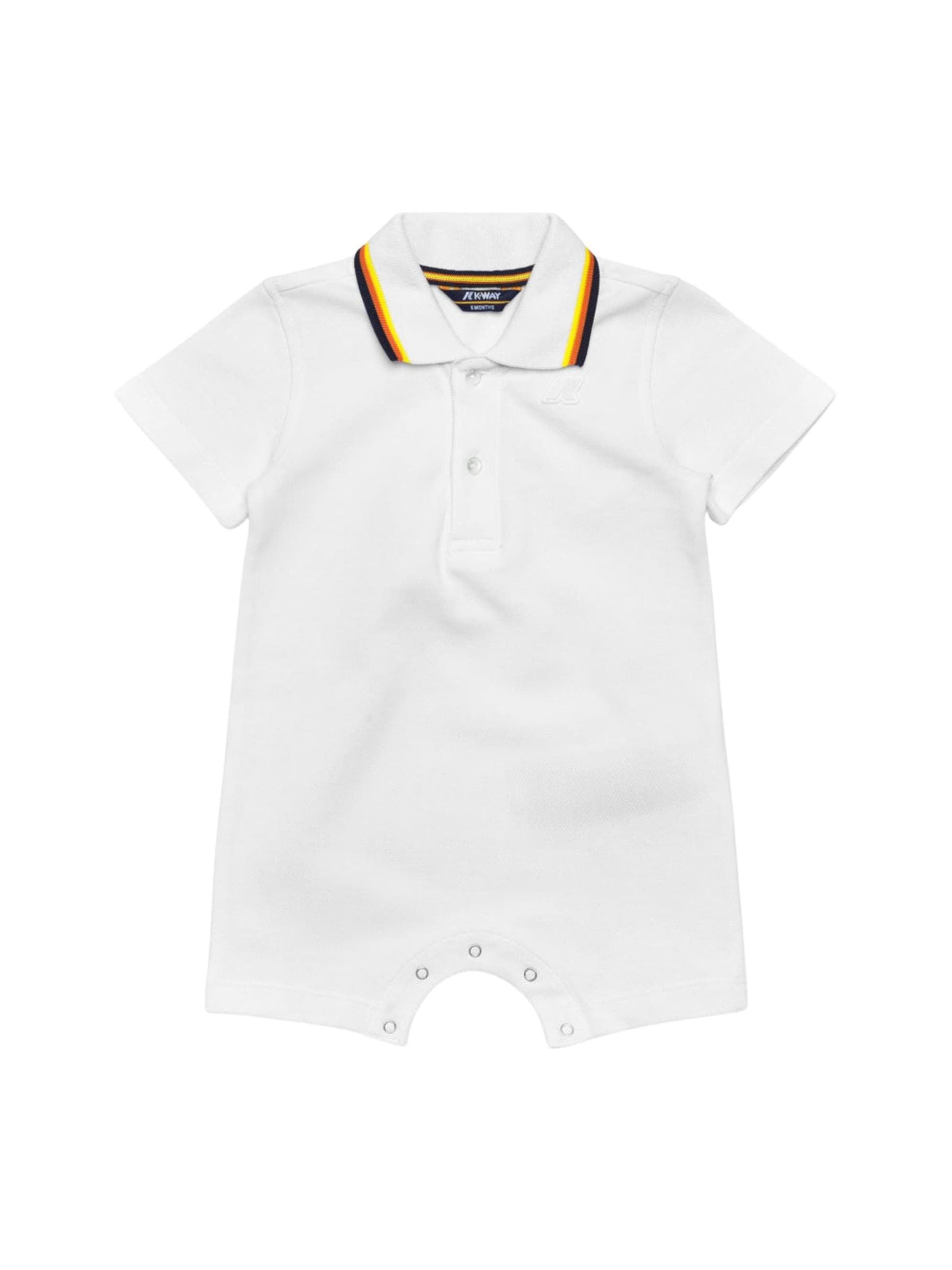 K-Way Set 'K-WAY KIDS E.DOTTIE PIQUE Completi' in Wit: voorkant