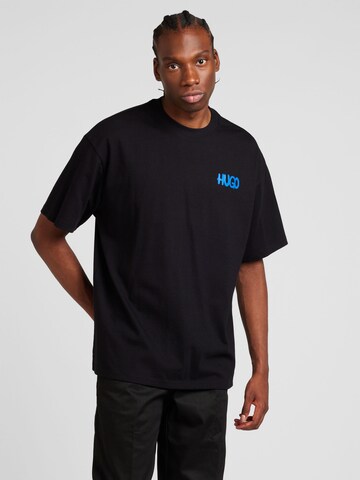 HUGO Shirt 'Nimayliti' in Zwart: voorkant