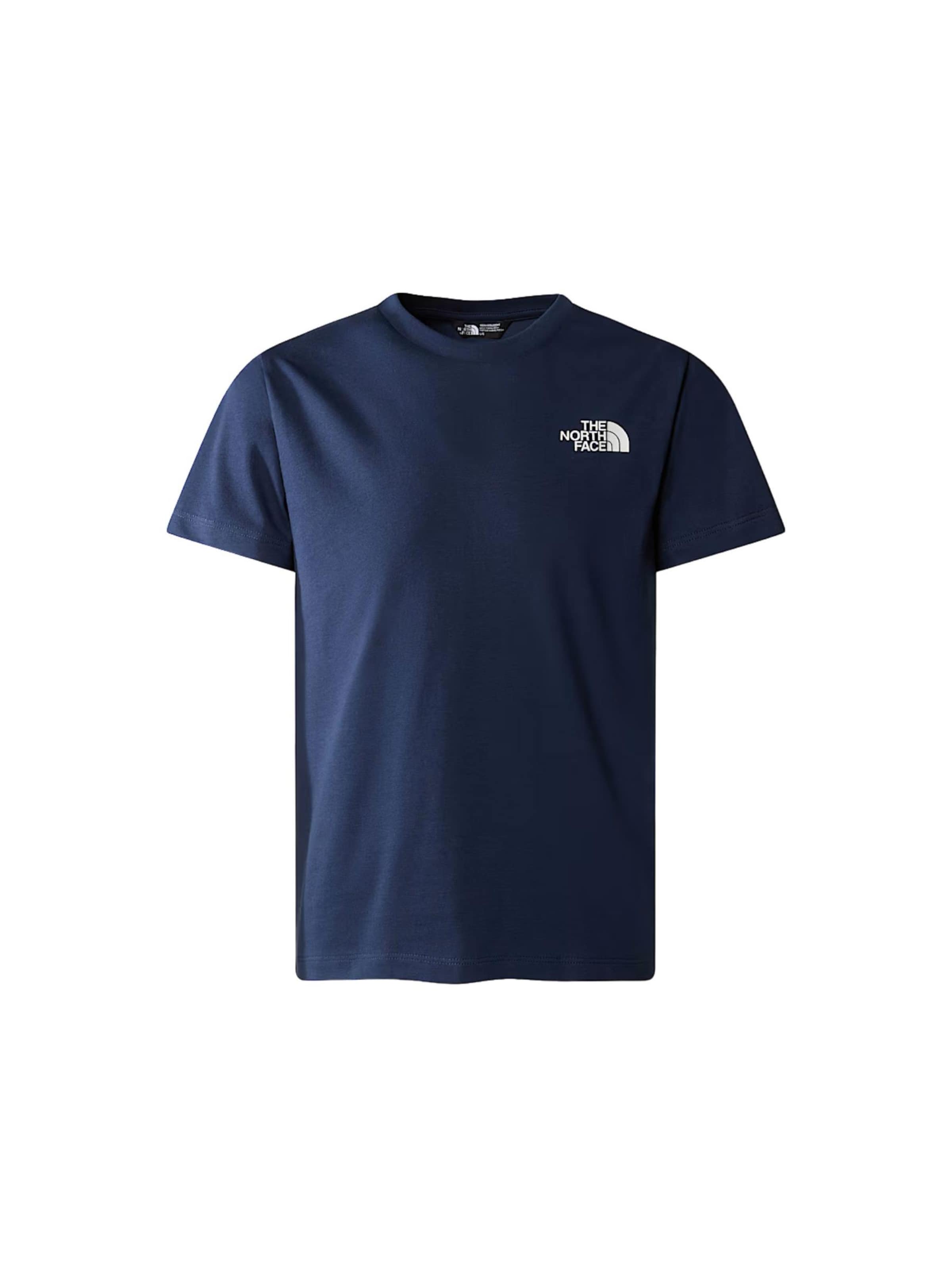 T-Shirt THE NORTH FACE en bleu : devant