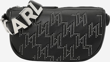 Karl Lagerfeld Shoulder Bag in Black: front