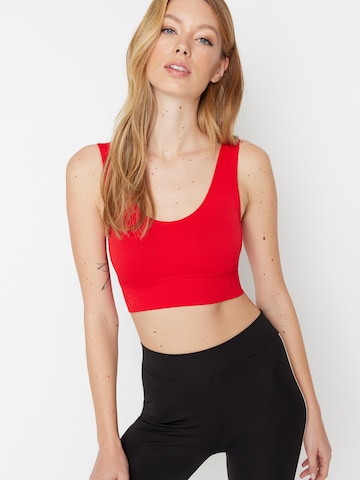 Trendyol Bustier Top | rdeča barva: sprednja stran
