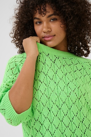 Pull-over 'KCMika' KAFFE CURVE en vert