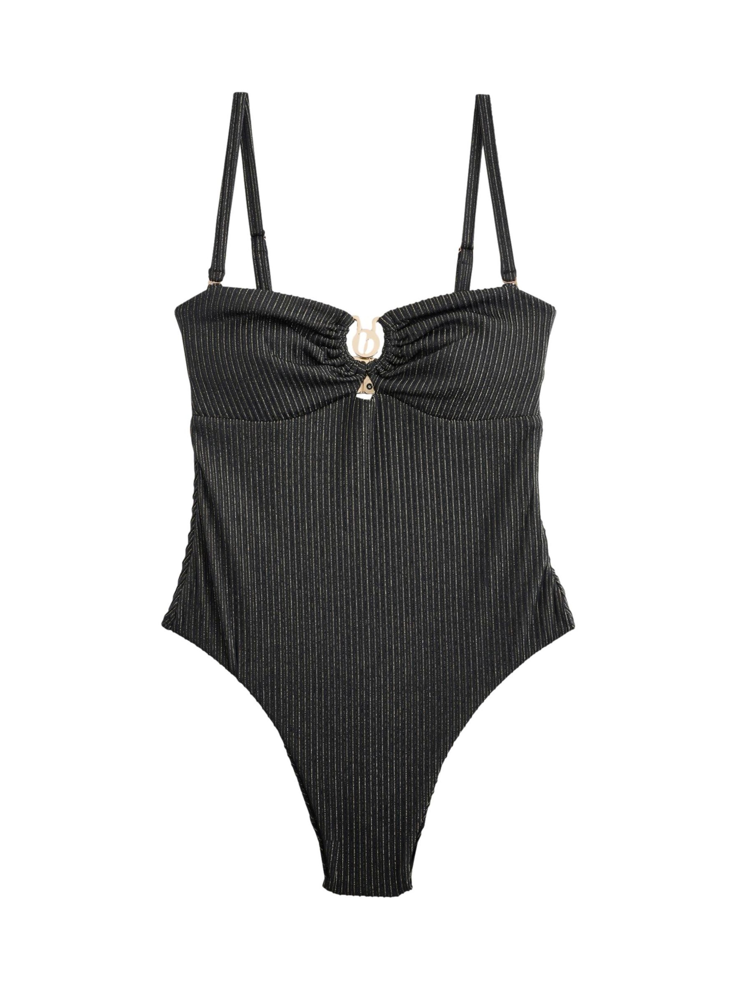 B by Ted Baker Badeanzug in Schwarz: Vorderseite