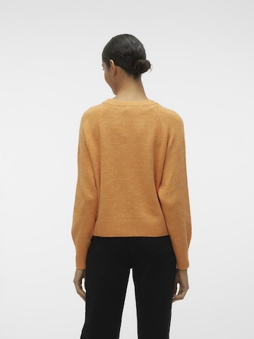 VERO MODA Sweater 'ELLYLEFILE' in Orange