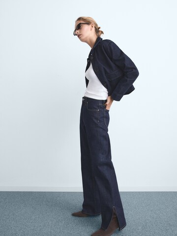 MANGO Flared Jeans 'ANAIS' in Blue