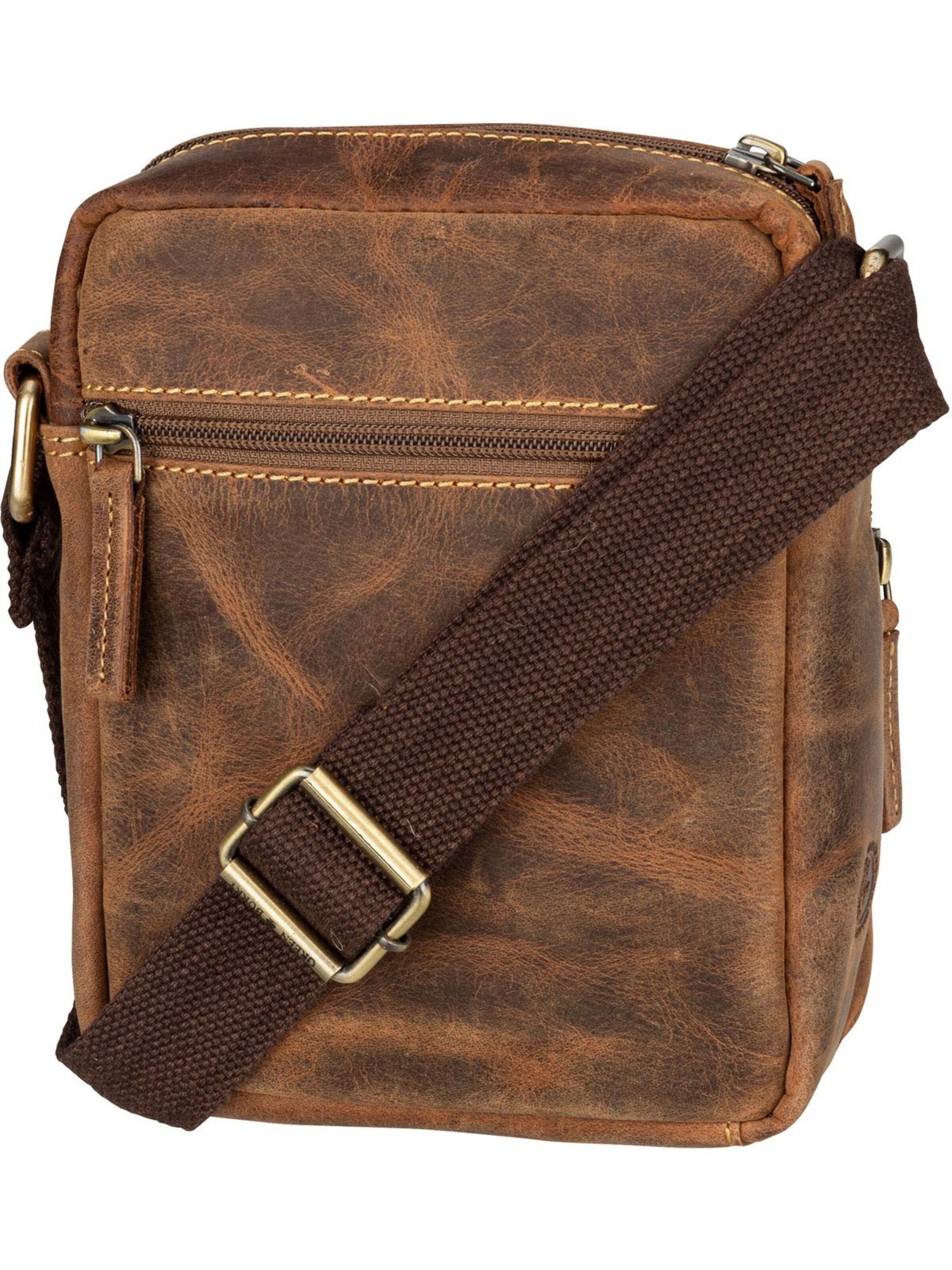 GREENBURRY Schoudertas 'Vintage 1542' in Bruin