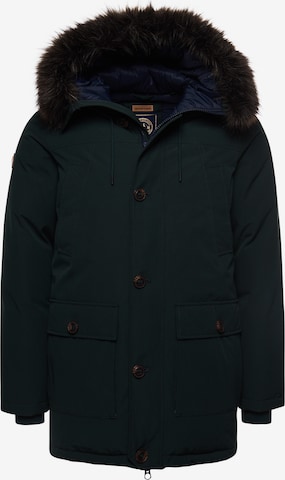 Parka d’hiver 'New Rookie ' Superdry en vert : devant