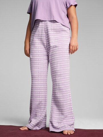 PUMA Normalny krój Spodnie sportowe 'LEMLEM' w kolorze fioletowy: przód
