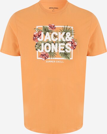 Jack & Jones Plus Tričko 'BECS' – oranžová: přední strana