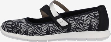 REMONTE Ballet Flats with Strap in Black
