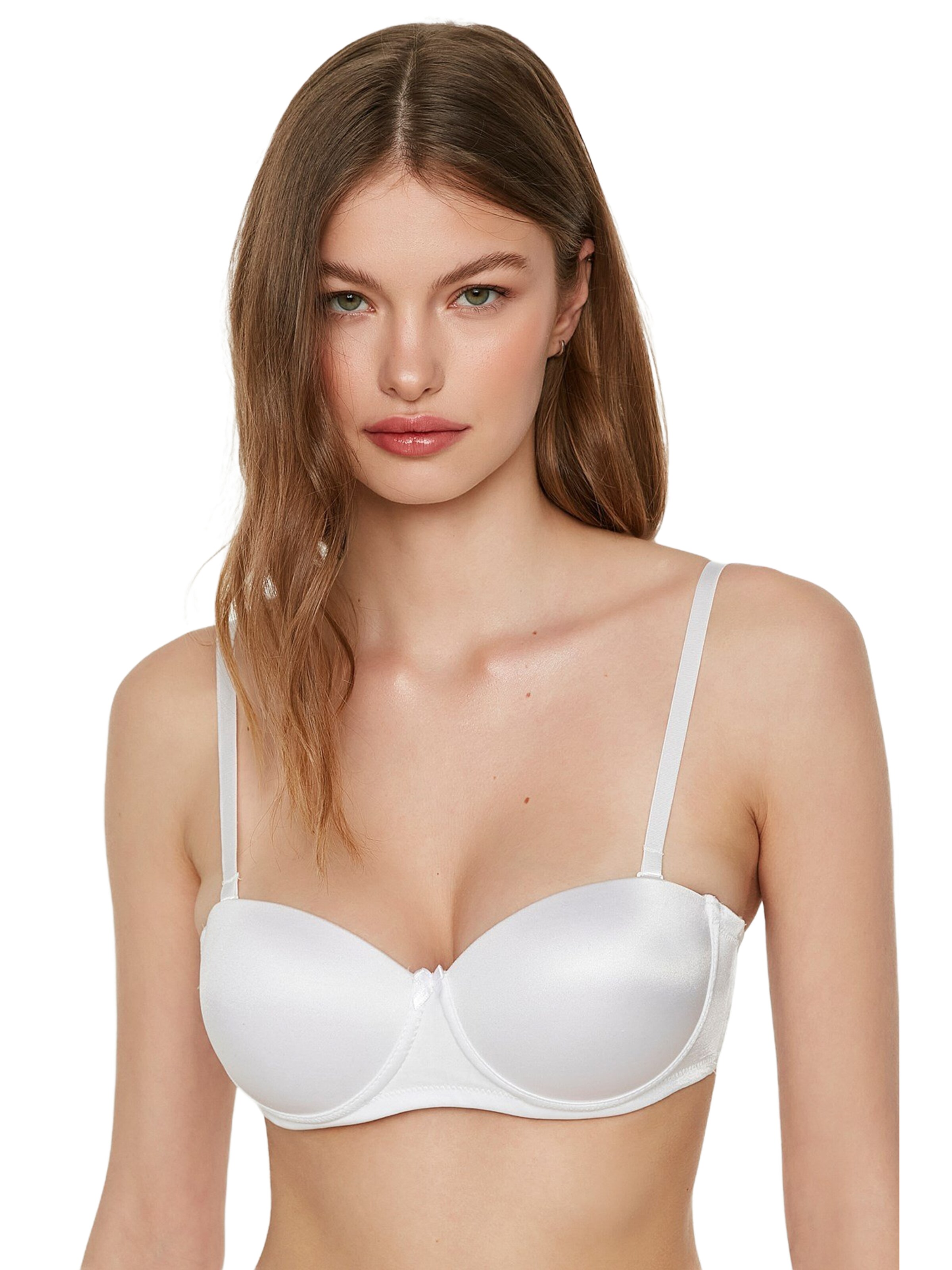 Push-up Soutien-gorge C&City en blanc : devant