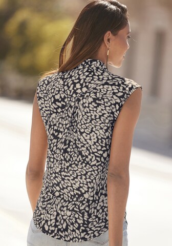 LASCANA Blouse in Zwart