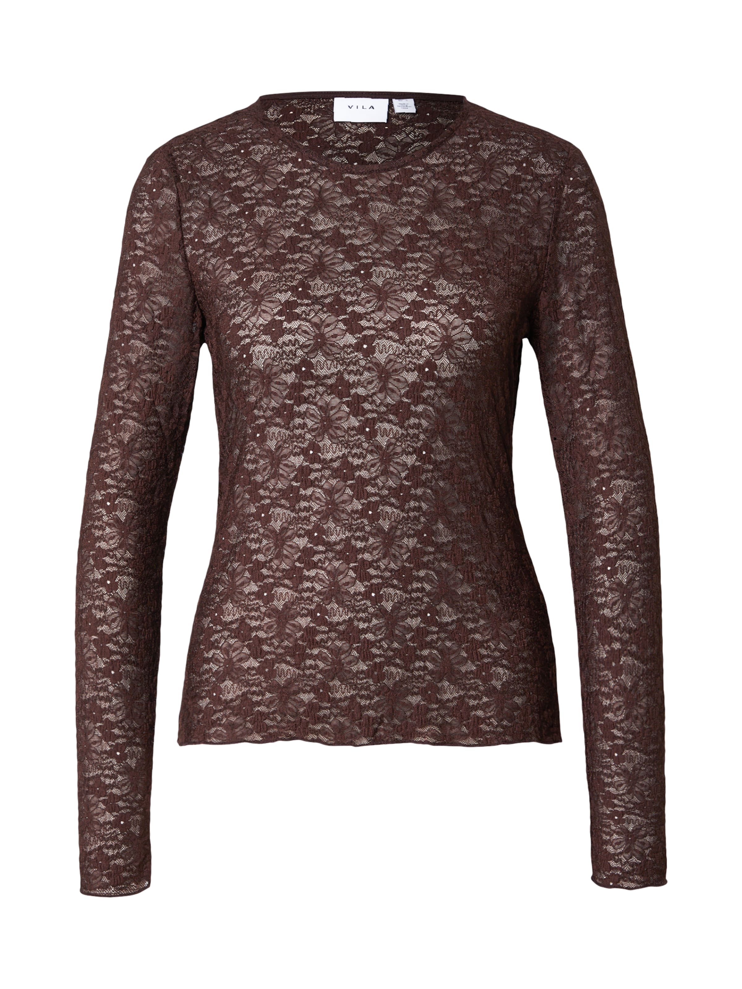 VILA Blouse 'VIFay' in Bruin: voorkant