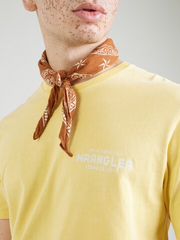 T-Shirt WRANGLER en jaune