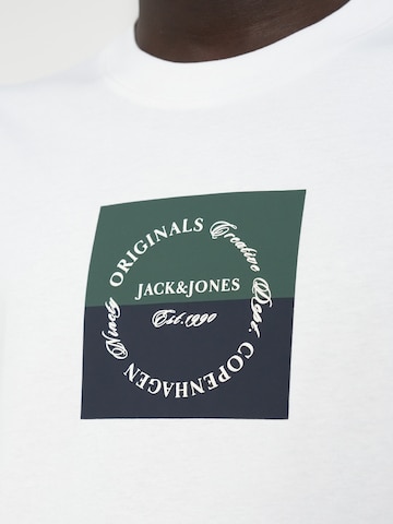 Maglietta 'JORCATSKILLS' di JACK & JONES in bianco