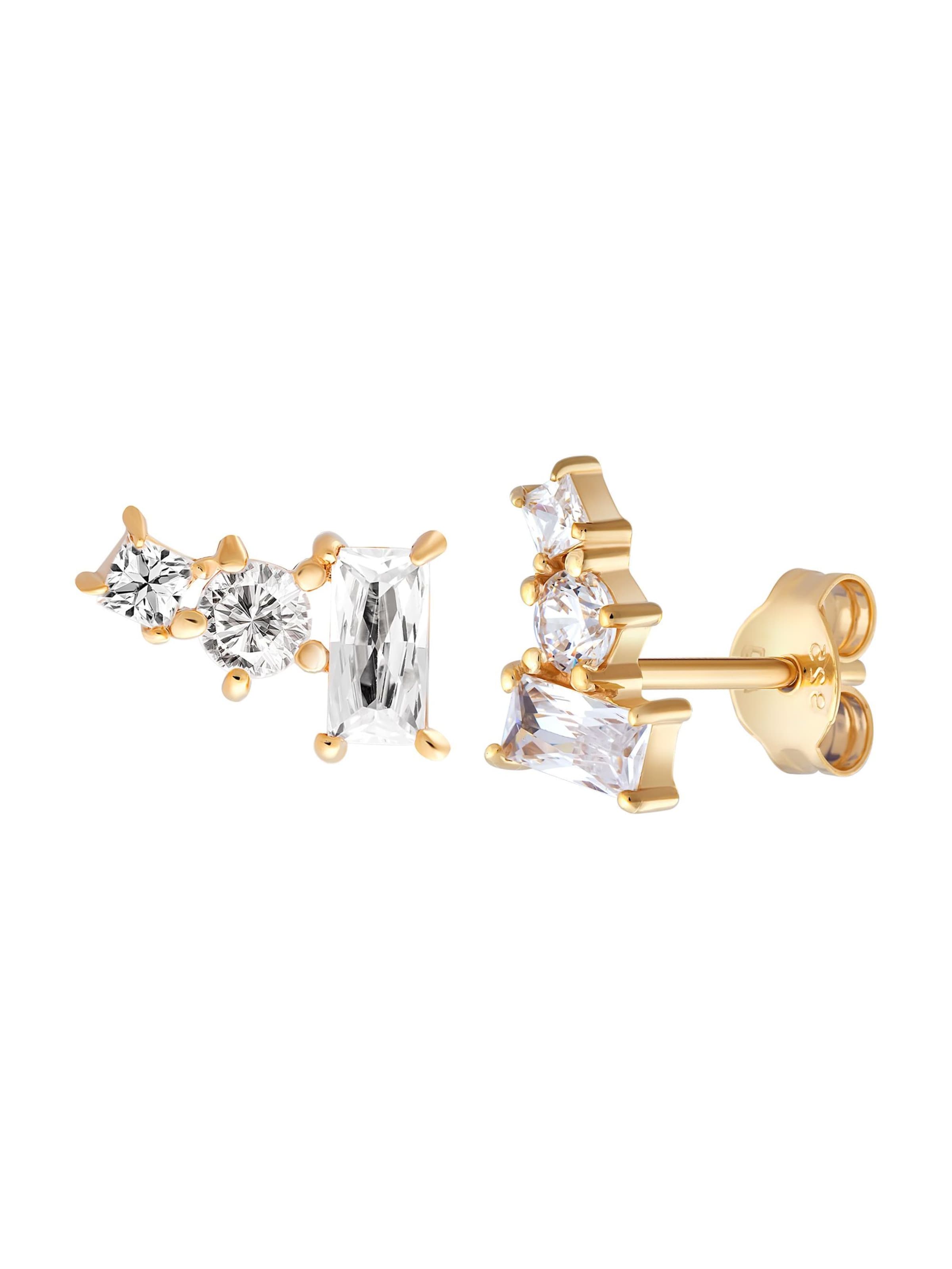 caï Earrings in Yellow: front