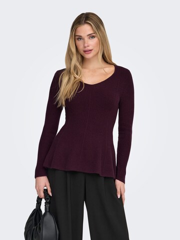 ONLY Sweater 'ONLIbi' in Red: front