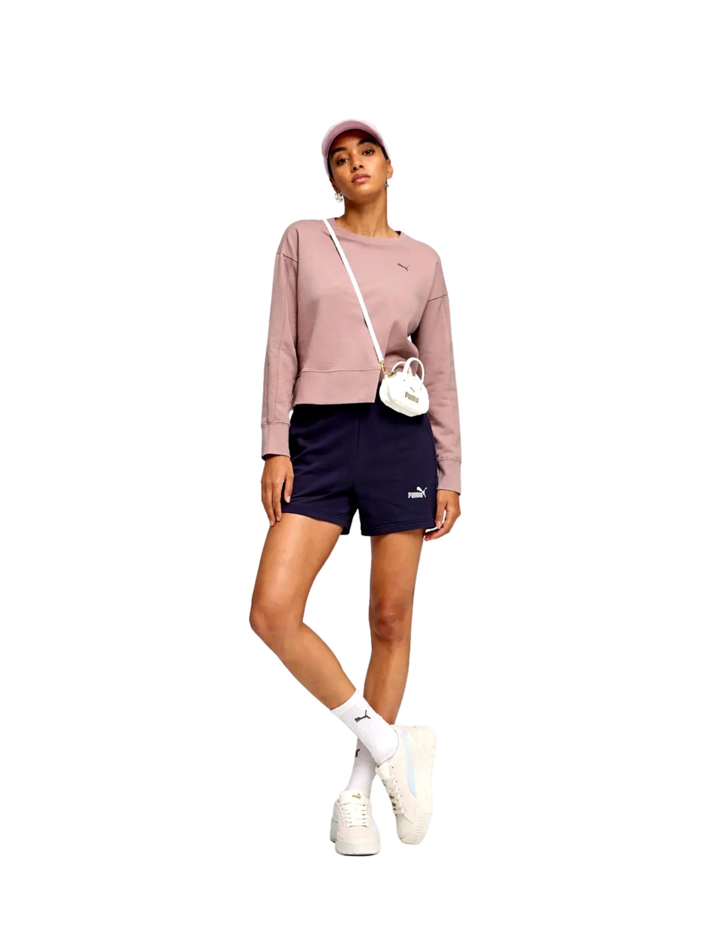 regular Pantaloni sportivi 'ESS SMALL No. 1' di PUMA in lilla