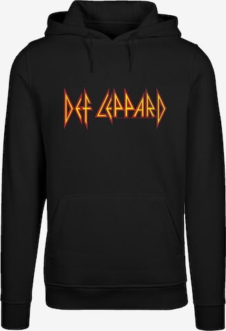 Sweat-shirt 'Def Leppard' F4NT4STIC en noir : devant