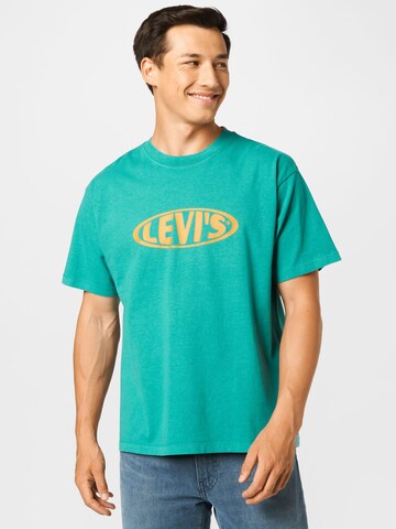 LEVI'S ® Póló 'Vintage Fit Graphic Tee' - zöld: elől