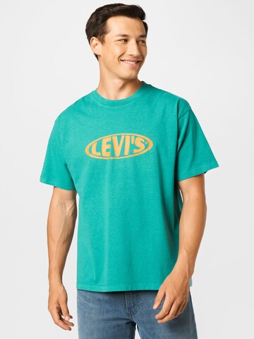 LEVI'S ® Tričko 'Vintage Fit Graphic Tee' – zelená: přední strana