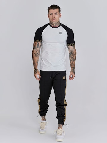 SikSilk Regular Sports trousers in Black