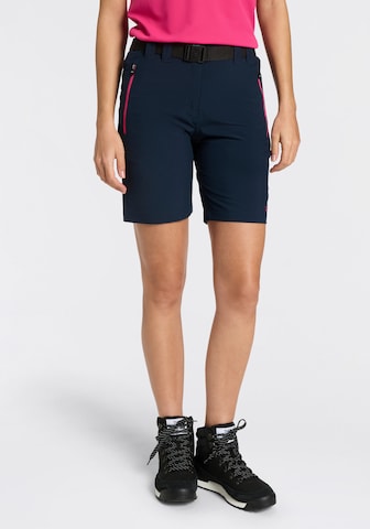 CMP Outdoor Pants in Blue: front