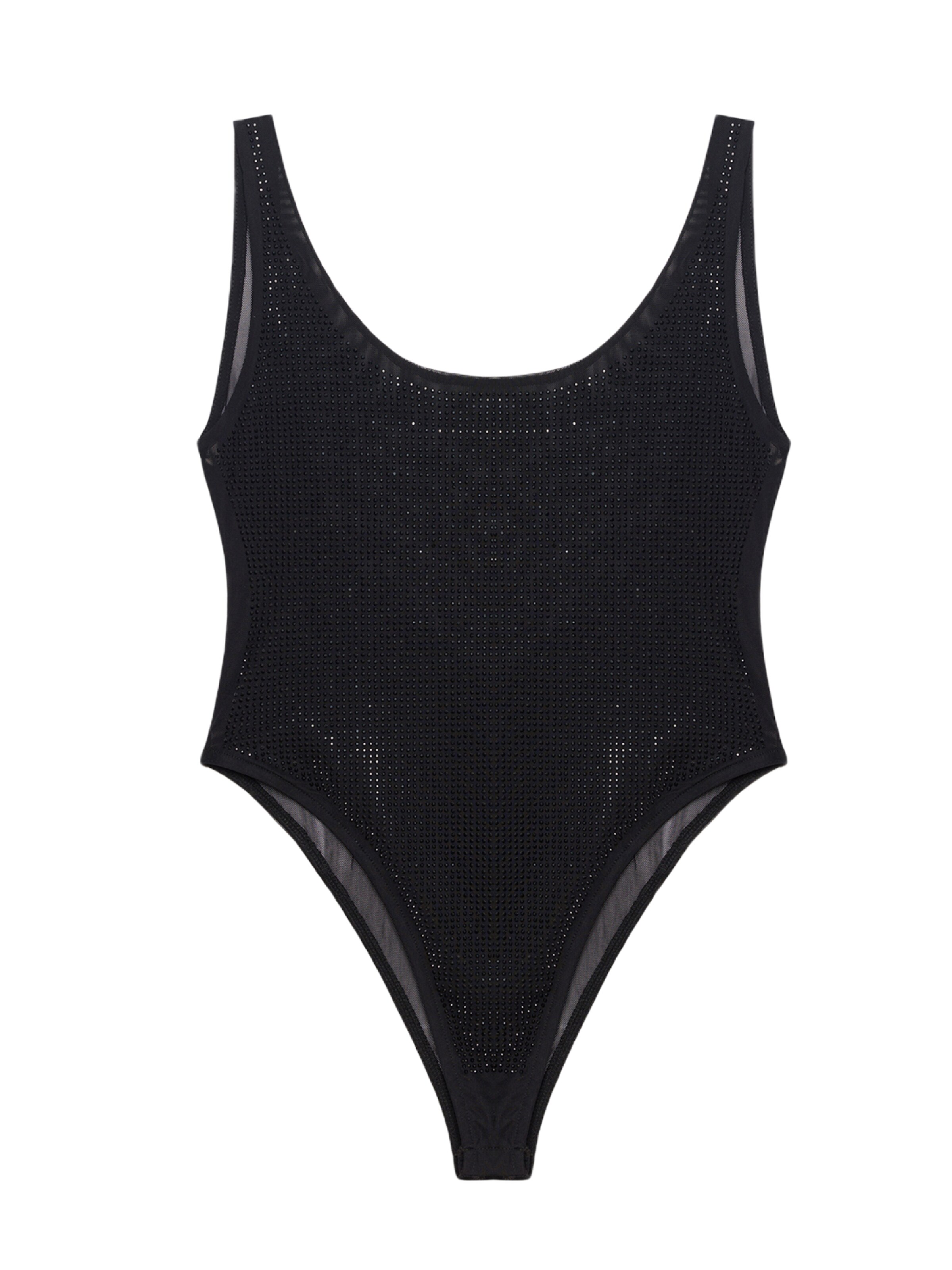 No Matter What Bustier Shirt body in Zwart: voorkant