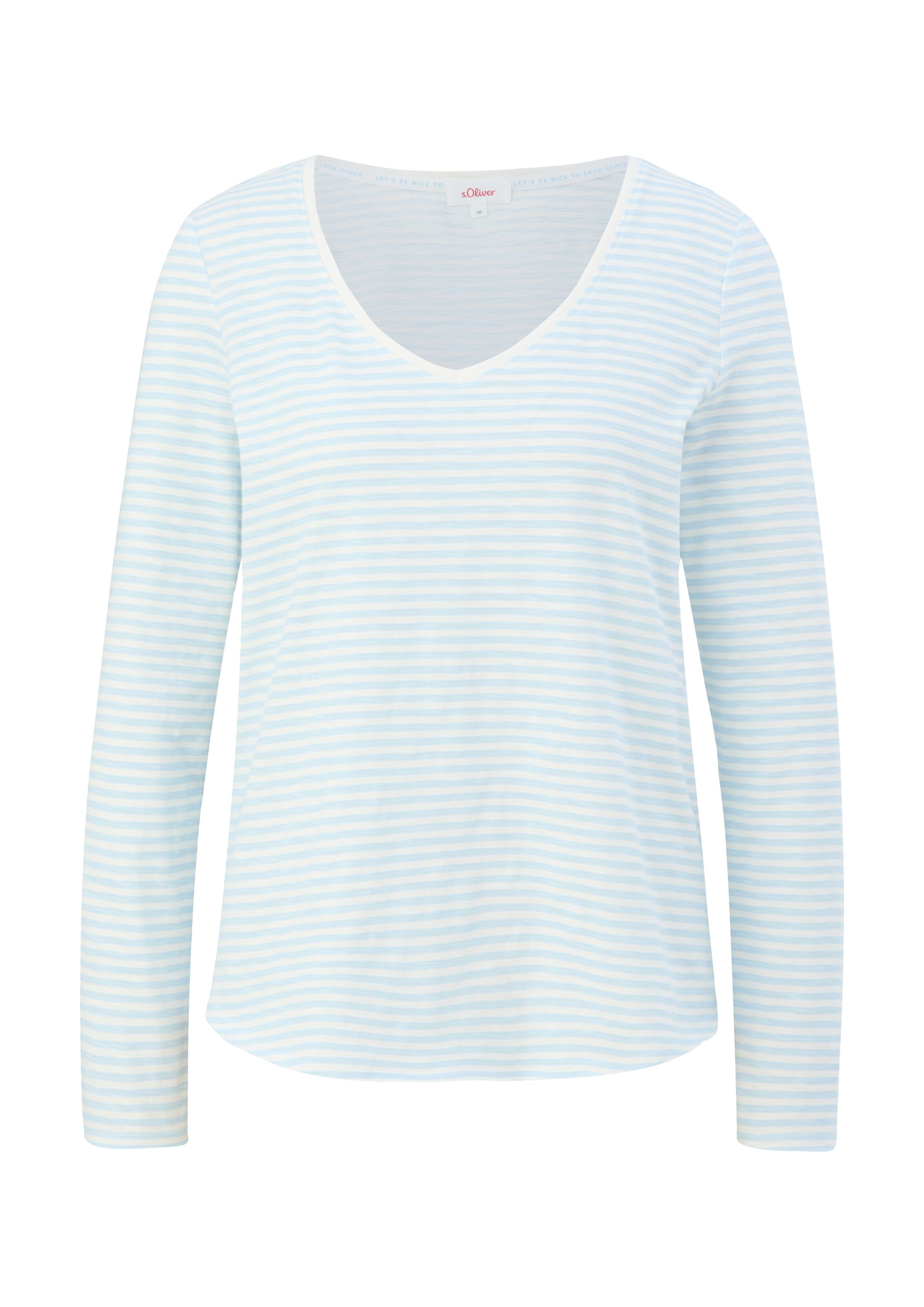 s.Oliver Shirt in Blauw: voorkant