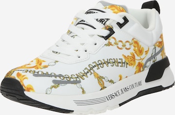 Sneaker low 'FONDO DYNAMIC DIS. SA1' de la Versace Jeans Couture pe alb: față