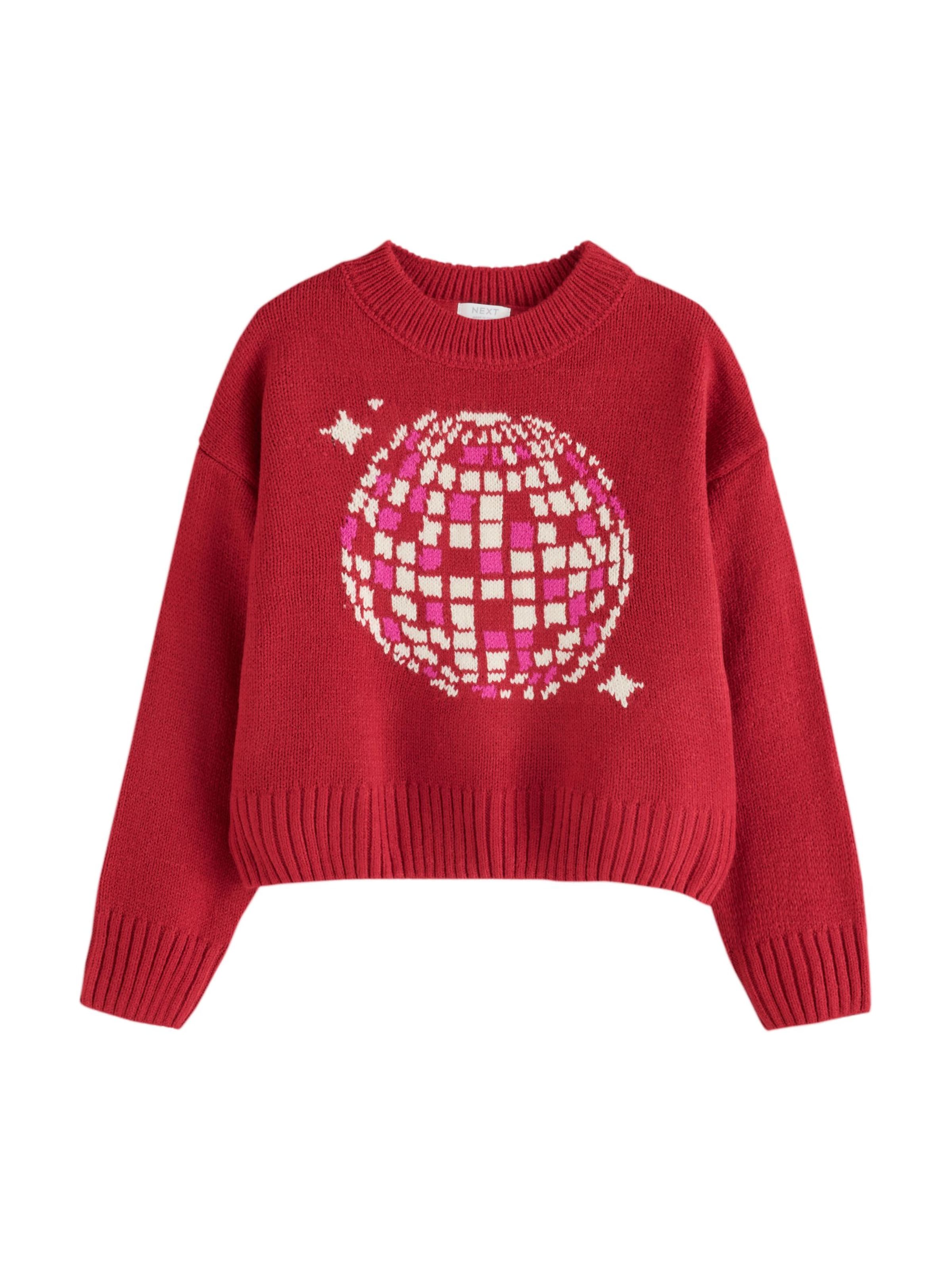 Pull-over Next en rouge : devant