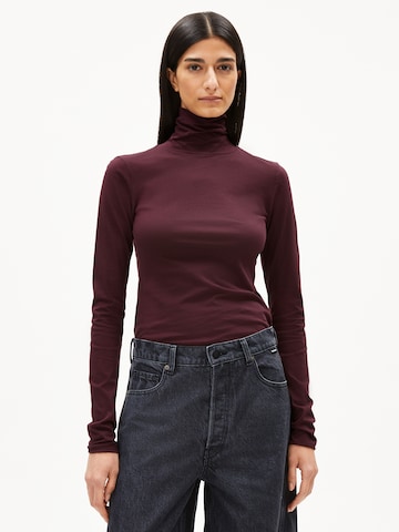 ARMEDANGELS Shirt in Rood: voorkant