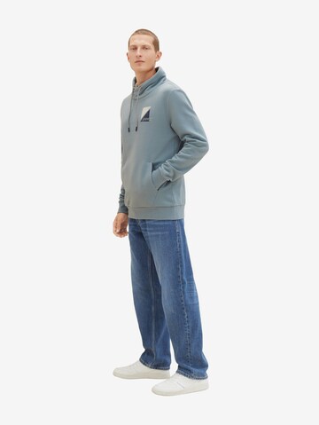 TOM TAILOR - Sweatshirt em azul