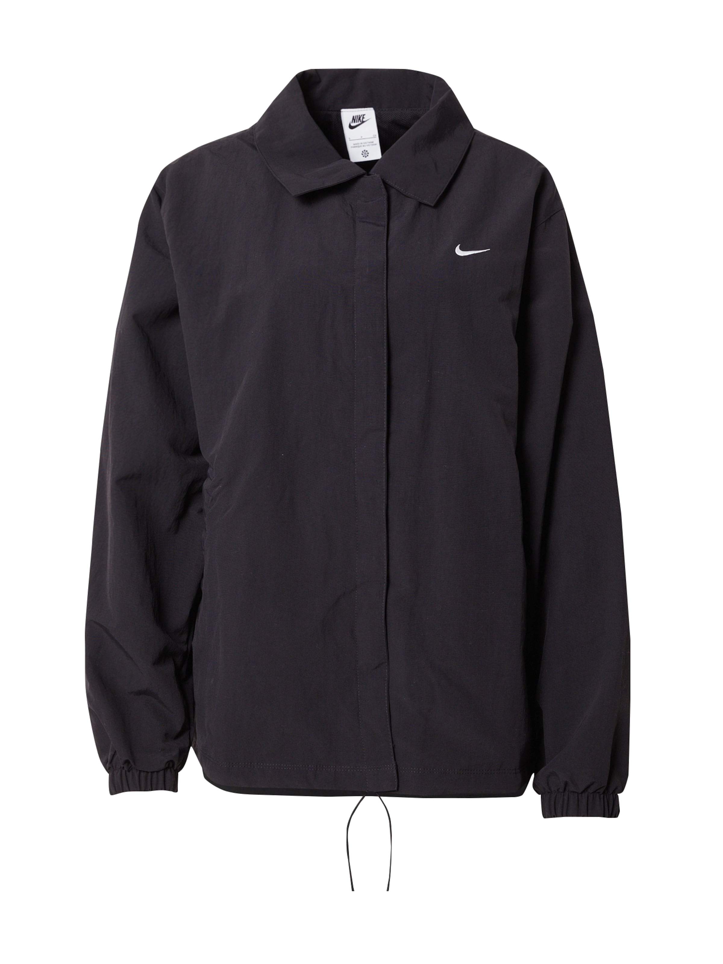 Nike Sportswear Jacke 'Essential' in Schwarz: Vorderseite