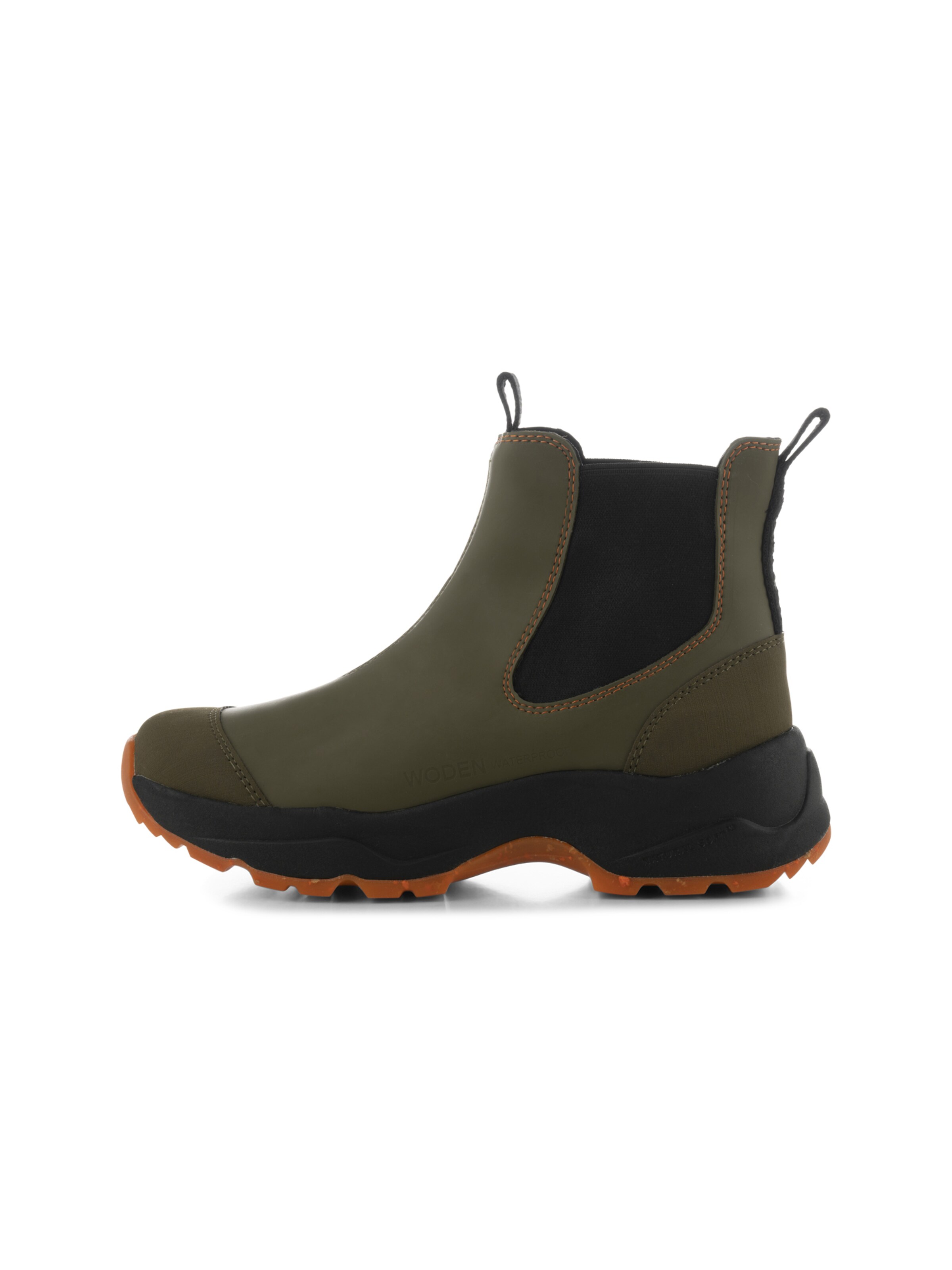 WODEN Chelsea Boots 'Siri' i grøn