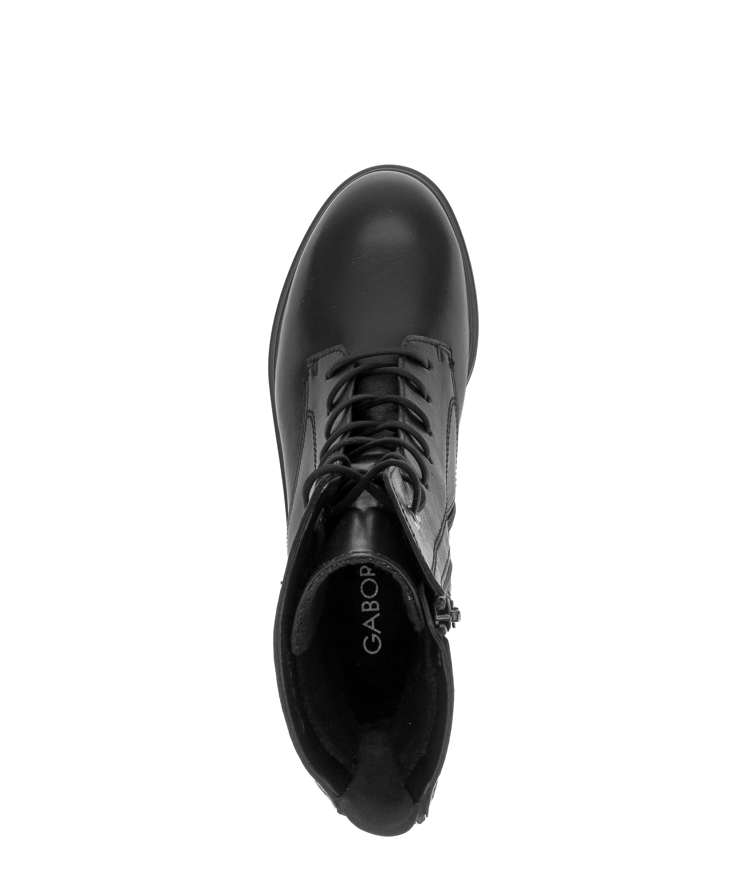 GABOR Lace-Up Ankle Boots in Black