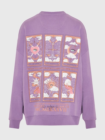 Sweat-shirt Funky Buddha en violet