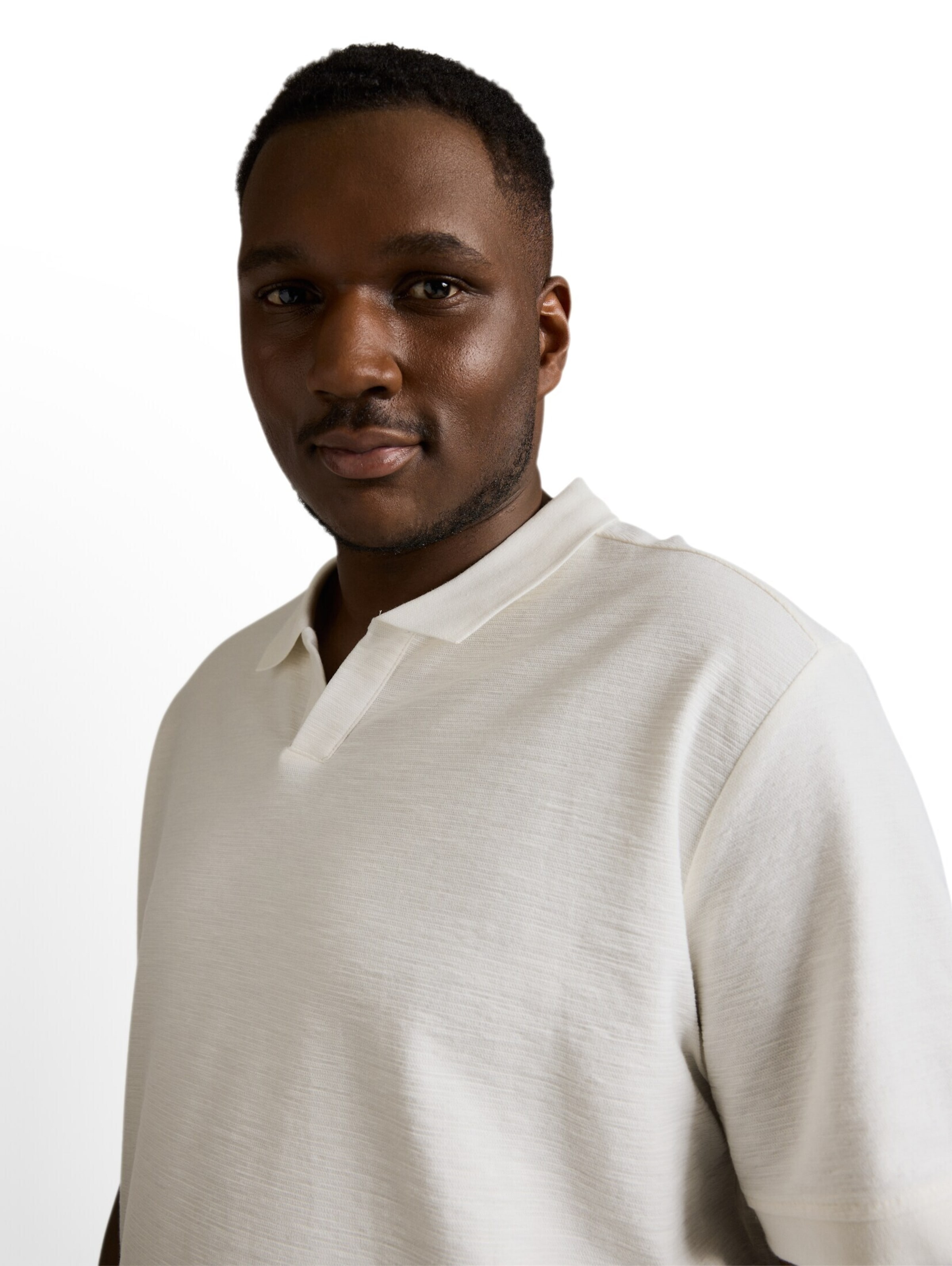TOM TAILOR Men + Poloshirt in Weiß