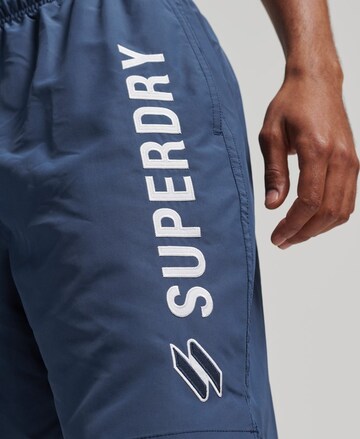 Shorts de bain Superdry en bleu