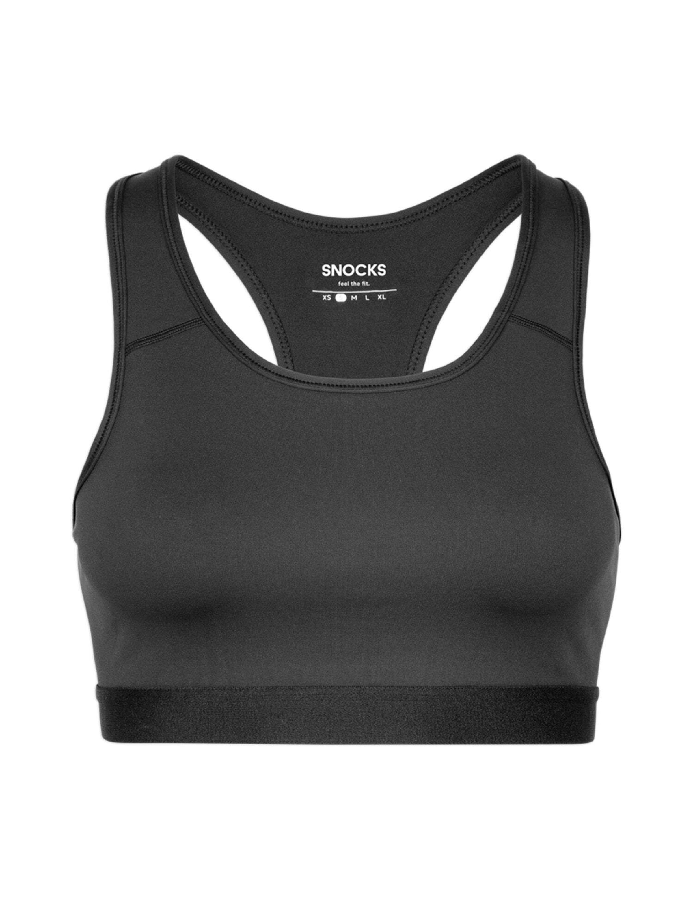 Reggiseno di SNOCKS in grigio: frontale