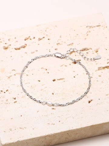 Hey Happiness Armband 'Perlenzauber' in Silber